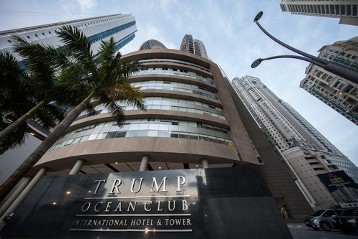 Der Trump-Tower in Panama-Stadt