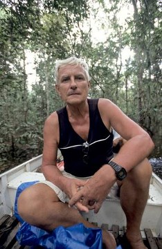 Lábrea, Amazonas, Brasilien;
Pfarrer Gunter Kroemer unterwegs im Reservat der Paumari Indianer.