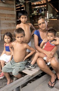 Cametà / Parà / Bairo Novo 
Projekt Pastoral da Crianca in Parà 
Landarbeiterfamilie